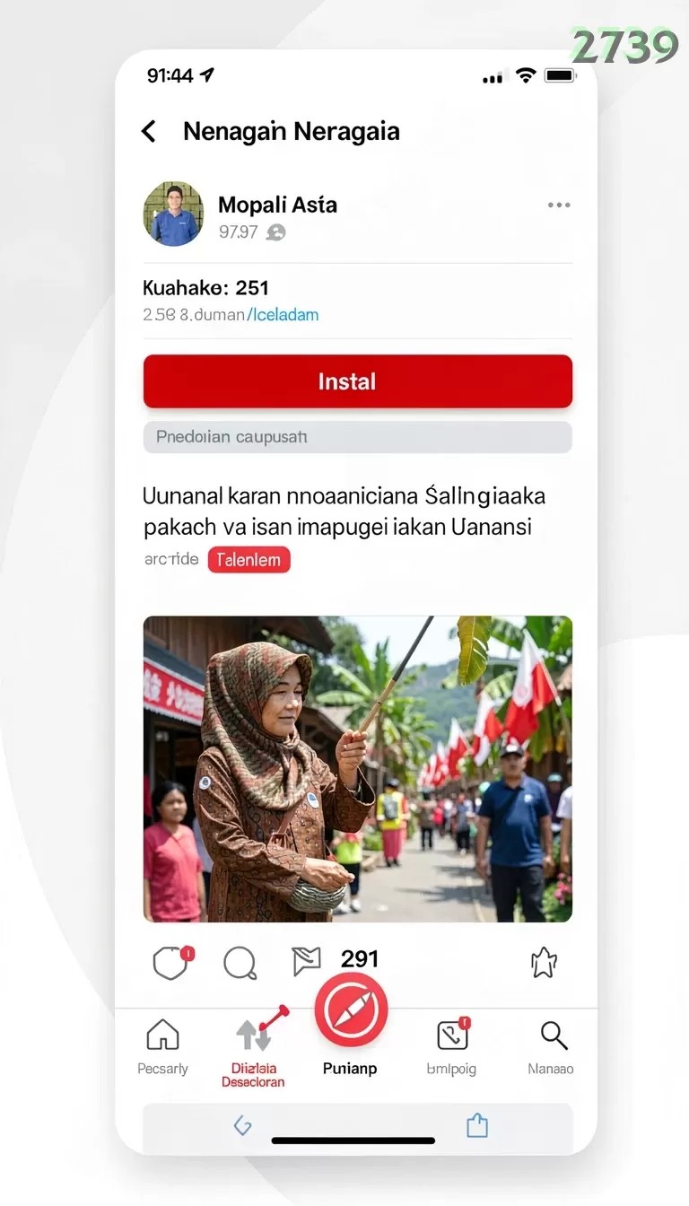 Cuplikan layar PP444 — aktivitas